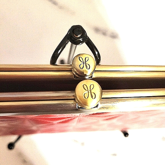 HOBO Limited Edition Red Leather With Stitching Design 'Lauren' Wallet/Clutch - Picture 2 of 10